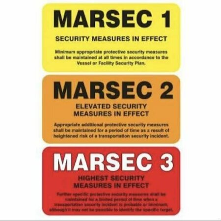 ACCUFORM MARSEC FLIP SIGN STANDARD SET 12 in  X MASE545VA